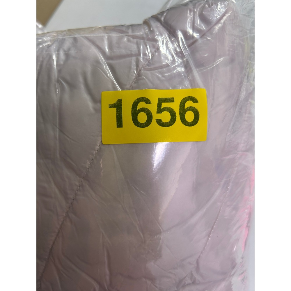 Calvin Klein Puffer Coat High Shine Nylon White Size XS Womens - Picture 2 of 15